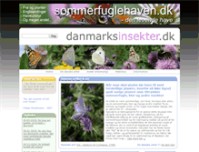 Tablet Screenshot of danmarksinsekter.dk